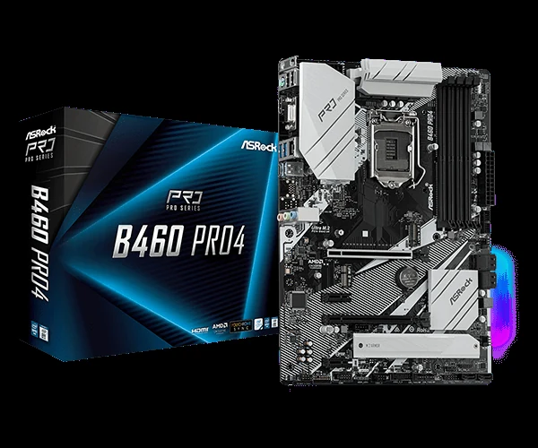 Mainboard ASRock B460M Pro4/ac - LGA 1200 - NEW