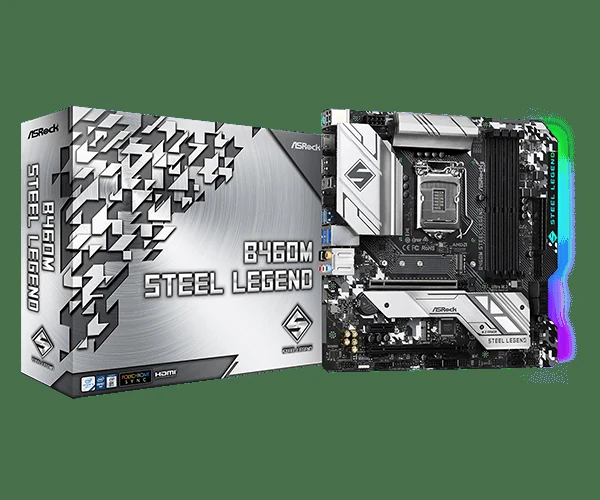 Mainboard ASRock B460M Steel Legend - LGA 1200 - NEW