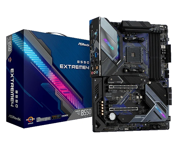Mainboard ASRock B550 Extreme4 - 4 Khe RAM DDR4 - AM4 - NEW