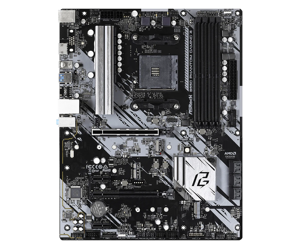 Mainboard ASRock B550 Phantom Gaming 4 - 4 Khe RAM DDR4 - AM4 - NEW