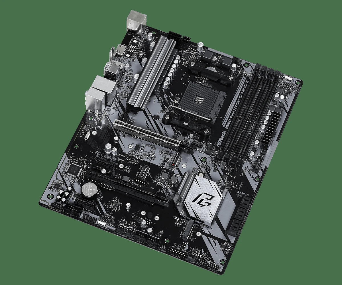 Mainboard ASRock B550 Phantom Gaming 4 - 4 Khe RAM DDR4 - AM4 - NEW
