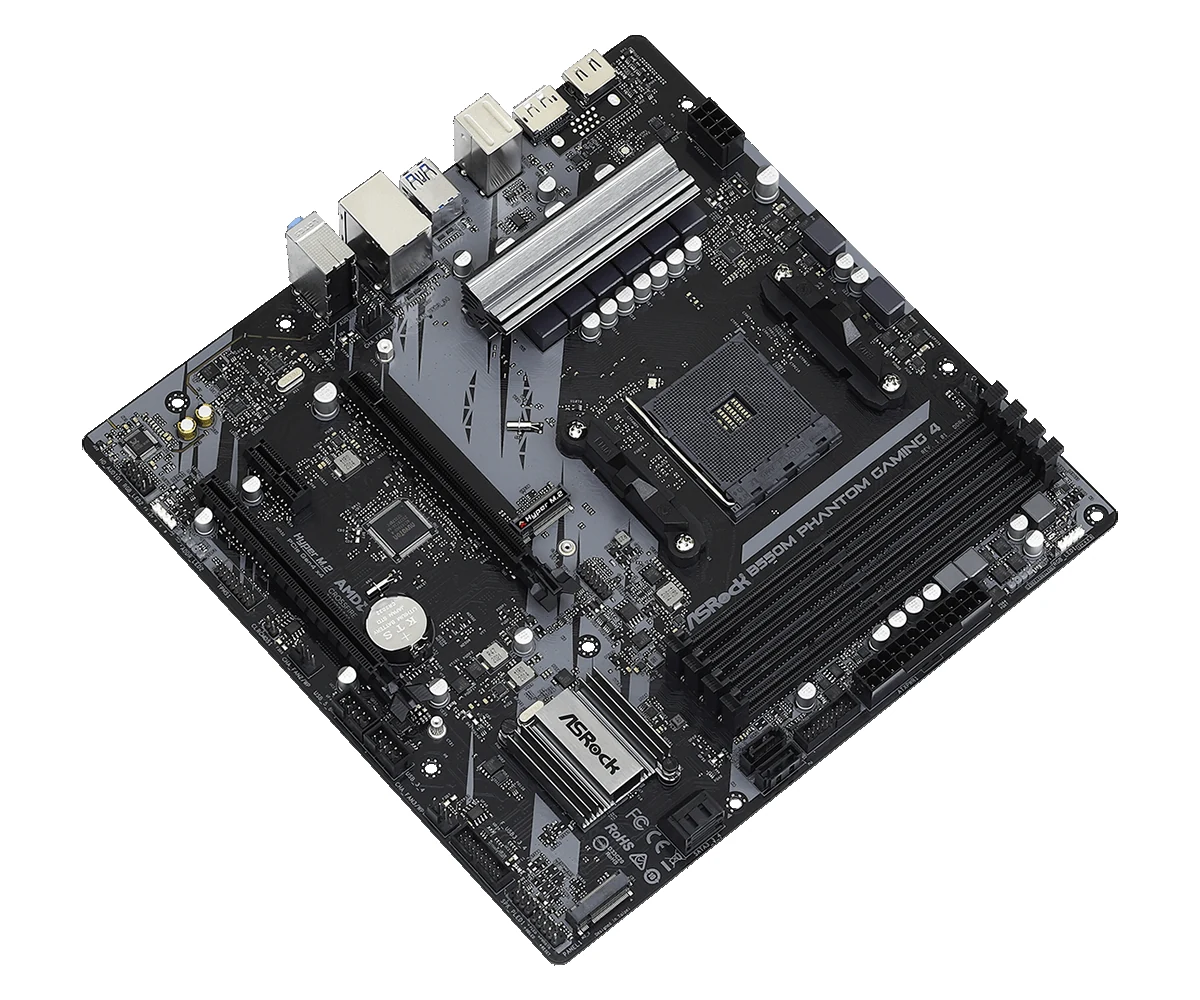 Mainboard ASRock B550 Phantom Gaming 4/ac - 4 Khe RAM DDR4 - AM4 - NEW