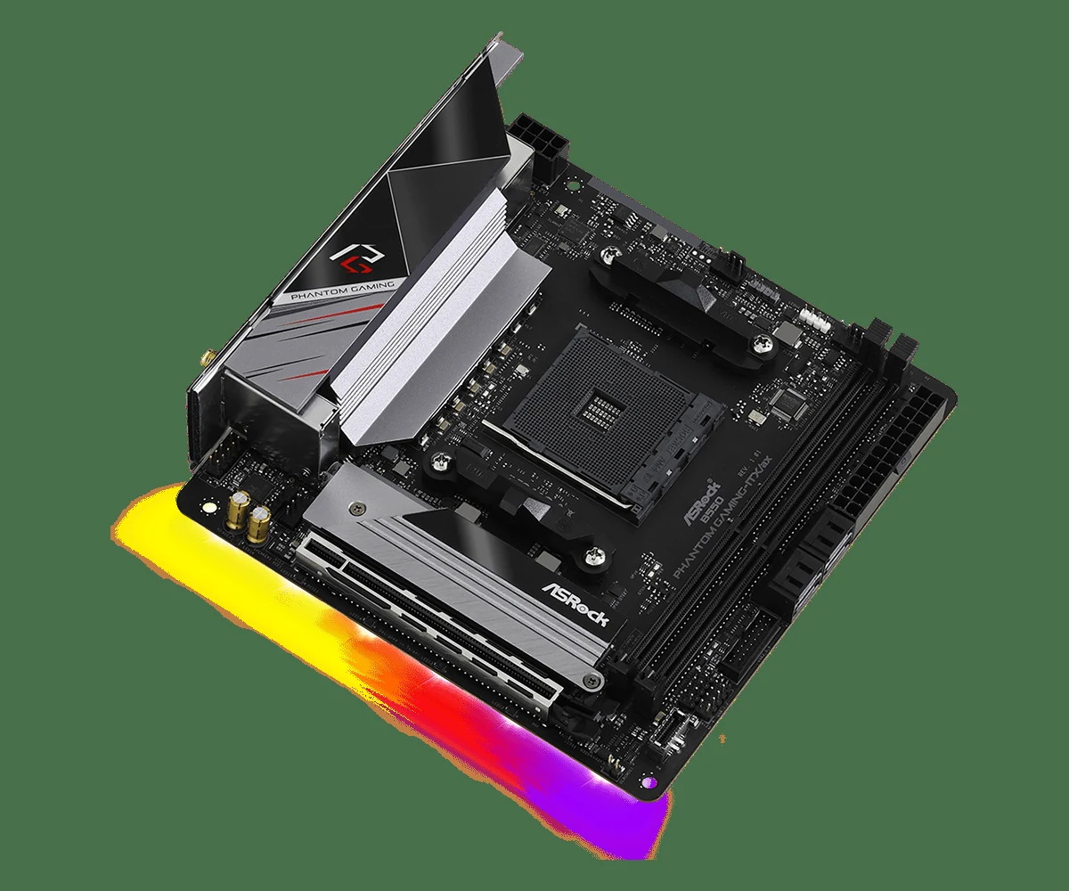 Mainboard ASRock B550 Phantom Gaming-ITX/ax - 2 Khe RAM DDR4 - AM4 - NEW