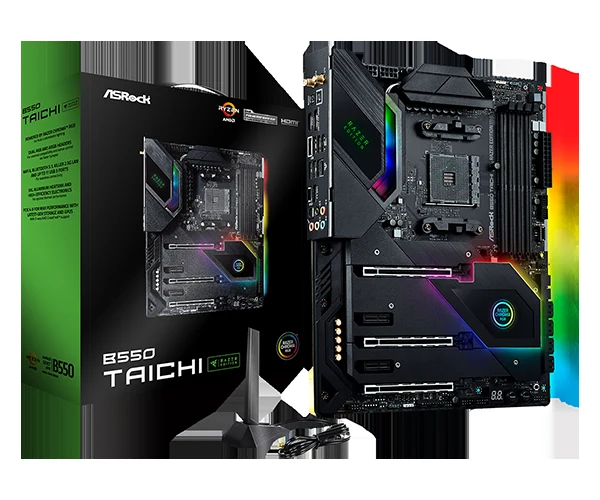 Mainboard ASRock B550 Taichi Razer Edition - 4 Khe RAM DDR4 - AM4 - NEW