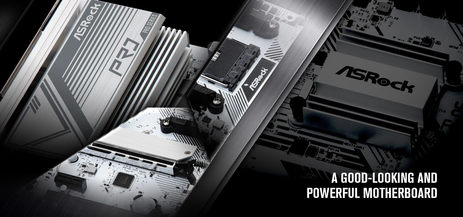 Mainboard ASRock B550M Pro RS - 4 Khe RAM DDR4 - AM4 - NEW