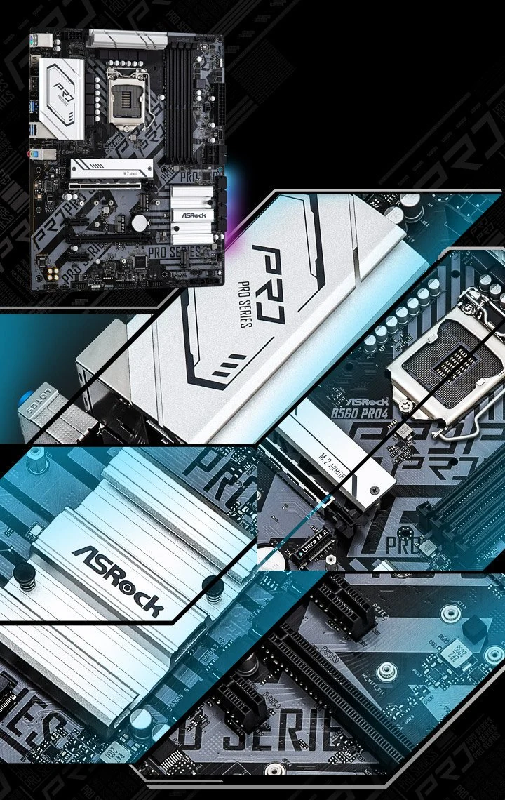 Mainboard ASRock B560 Pro4 - LGA 1200 - NEW