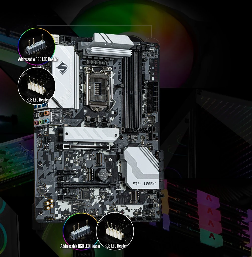 Mainboard ASRock B560 Steel Legend - LGA 1200 - NEW