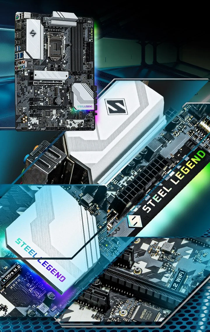 Mainboard ASRock B560 Steel Legend - LGA 1200 - NEW