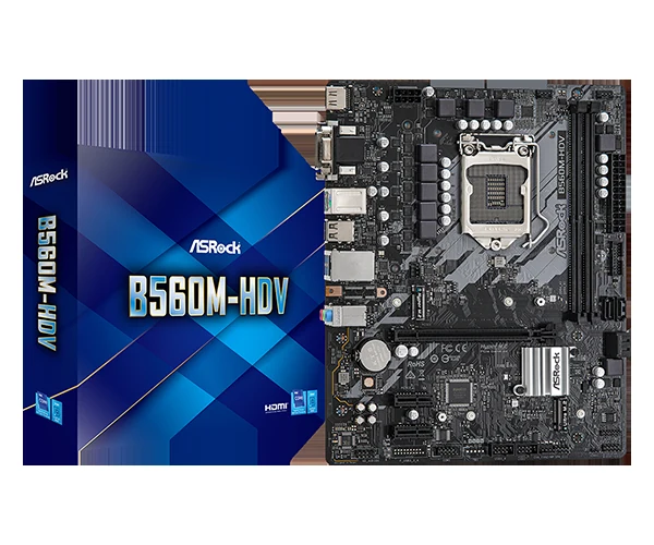Mainboard ASRock B560M-HDV - LGA 1200 - NEW