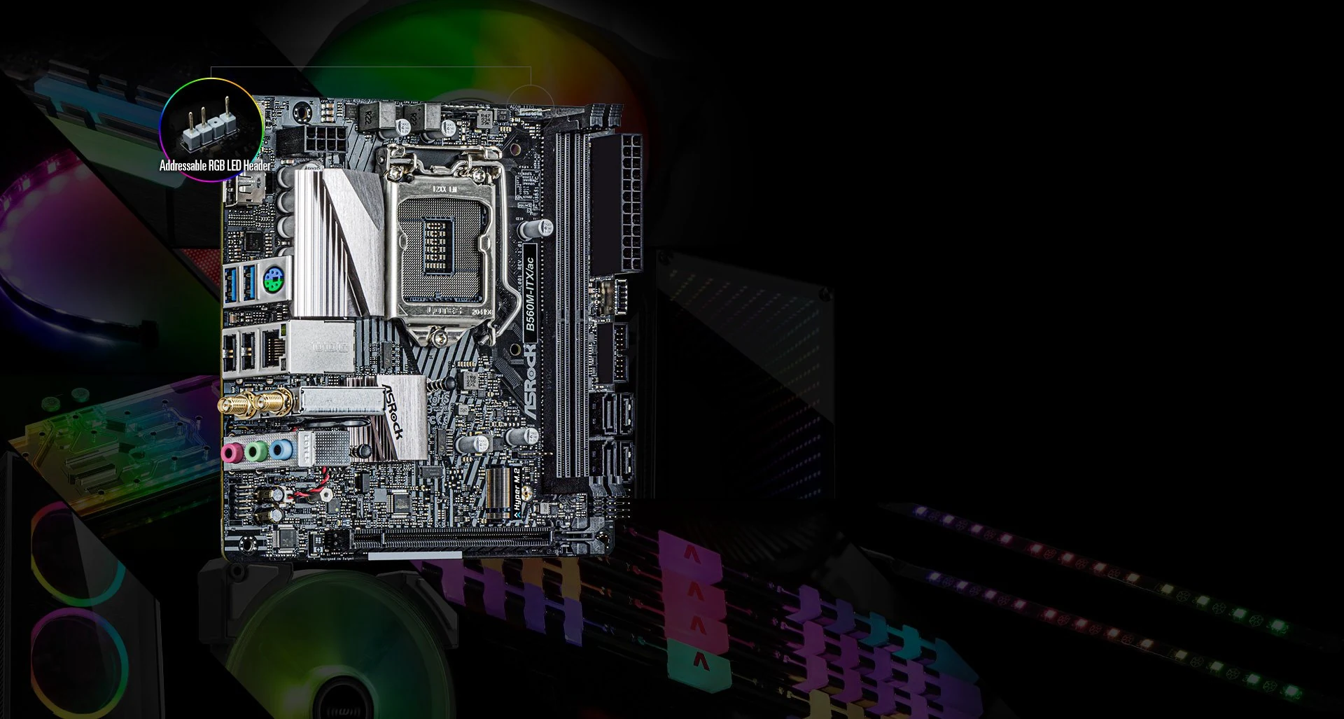 Mainboard ASRock B560M-ITX/ac - LGA 1200 - NEW
