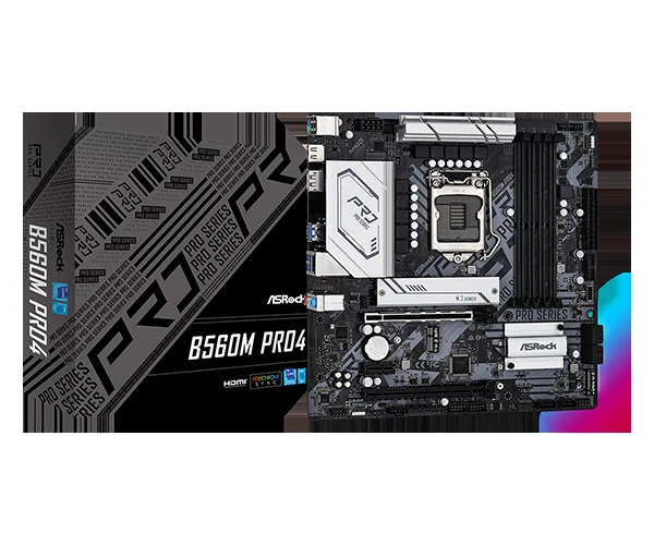Mainboard ASRock B560M Pro4 - LGA 1200 - NEW
