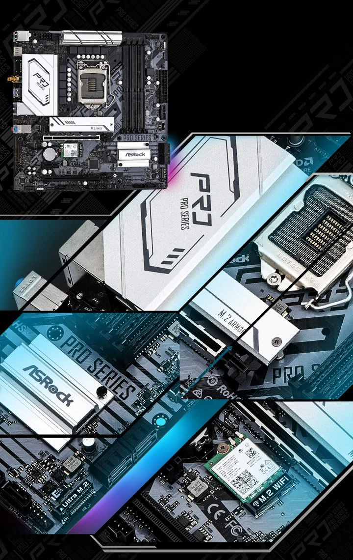 Mainboard ASRock B560M Pro4 - LGA 1200 - NEW