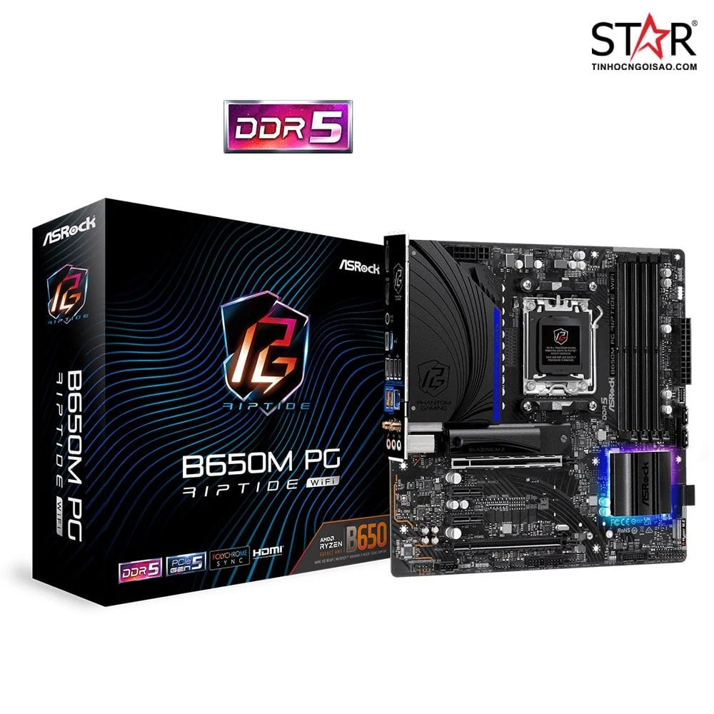 Mainboard ASRock B650 PG Riptide WiFi DDR5 - NEW