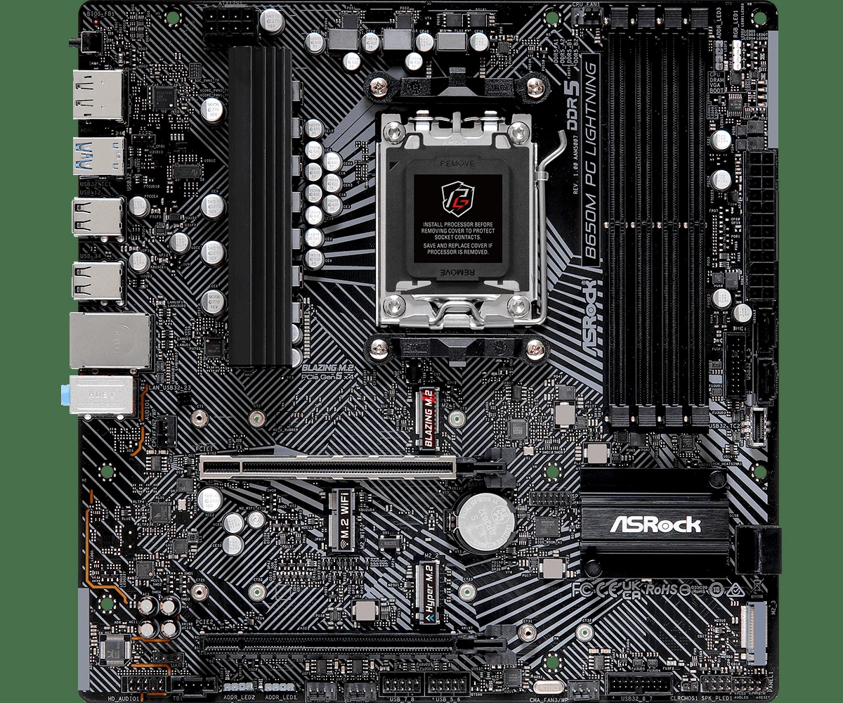 Mainboard ASRock B650M PG Lightning DDR5 - NEW