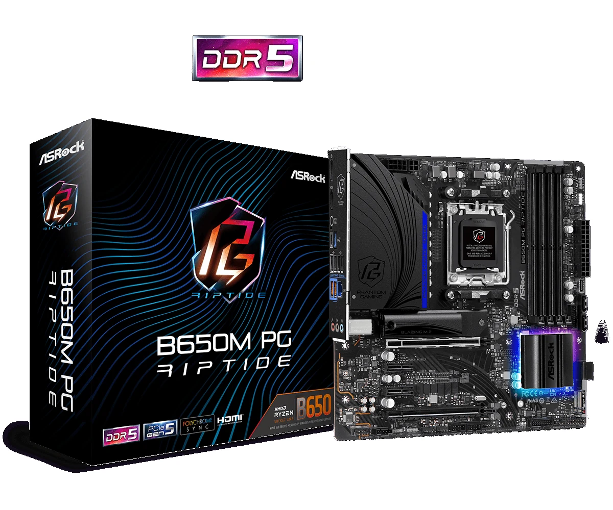 Mainboard ASRock B650M PG Riptide DDR5 - NEW