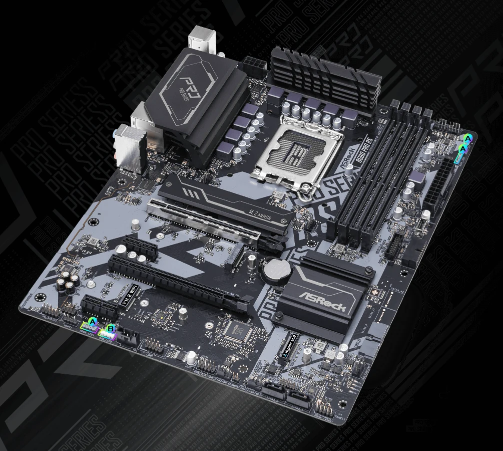 Mainboard ASRock B660 Pro RS - 4 Khe RAM DDR4 - LGA 1700 - NEW