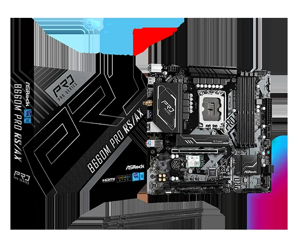 Mainboard ASRock B660 Pro RS - 4 Khe RAM DDR4 - LGA 1700 - NEW