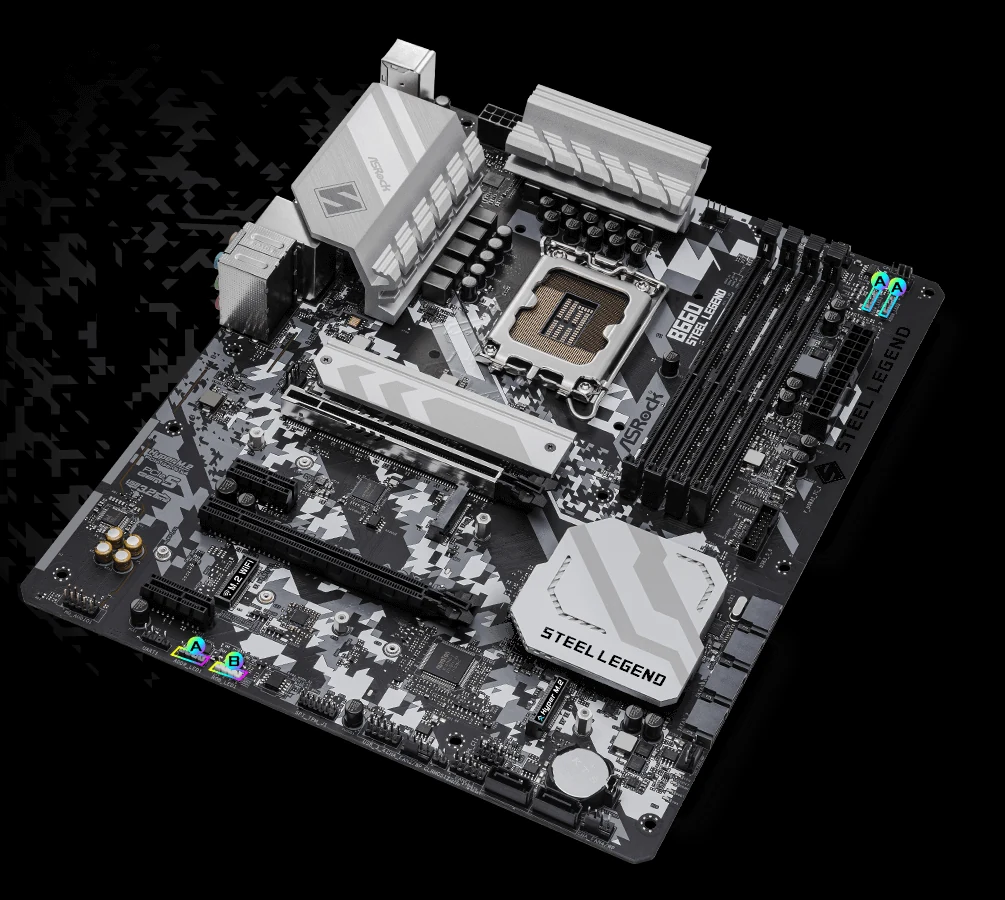 Mainboard ASRock B660 Steel Legend - 4 Khe RAM DDR4 - LGA 1700 - NEW