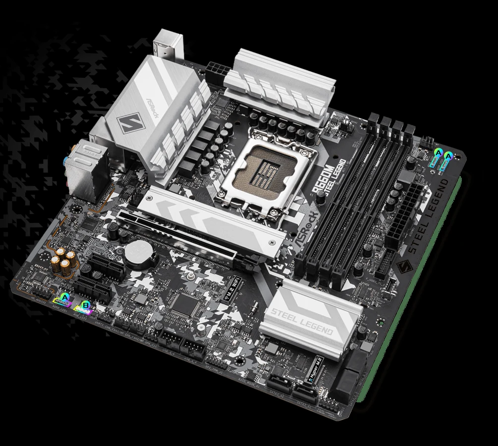 Mainboard ASRock B660M Steel Legend - 4 Khe RAM DDR4 - LGA 1700 - NEW