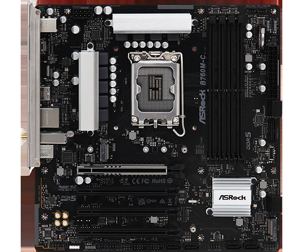 Mainboard ASRock B760M - 2 Khe RAM DDR5 - LGA 1700 - NEW