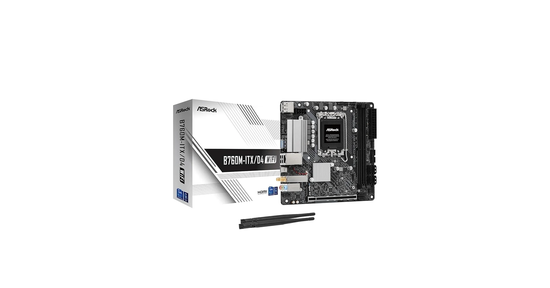 Mainboard ASRock B760M-ITX/D4 WiFi - 2 Khe RAM DDR4 - LGA 1700 - NEW