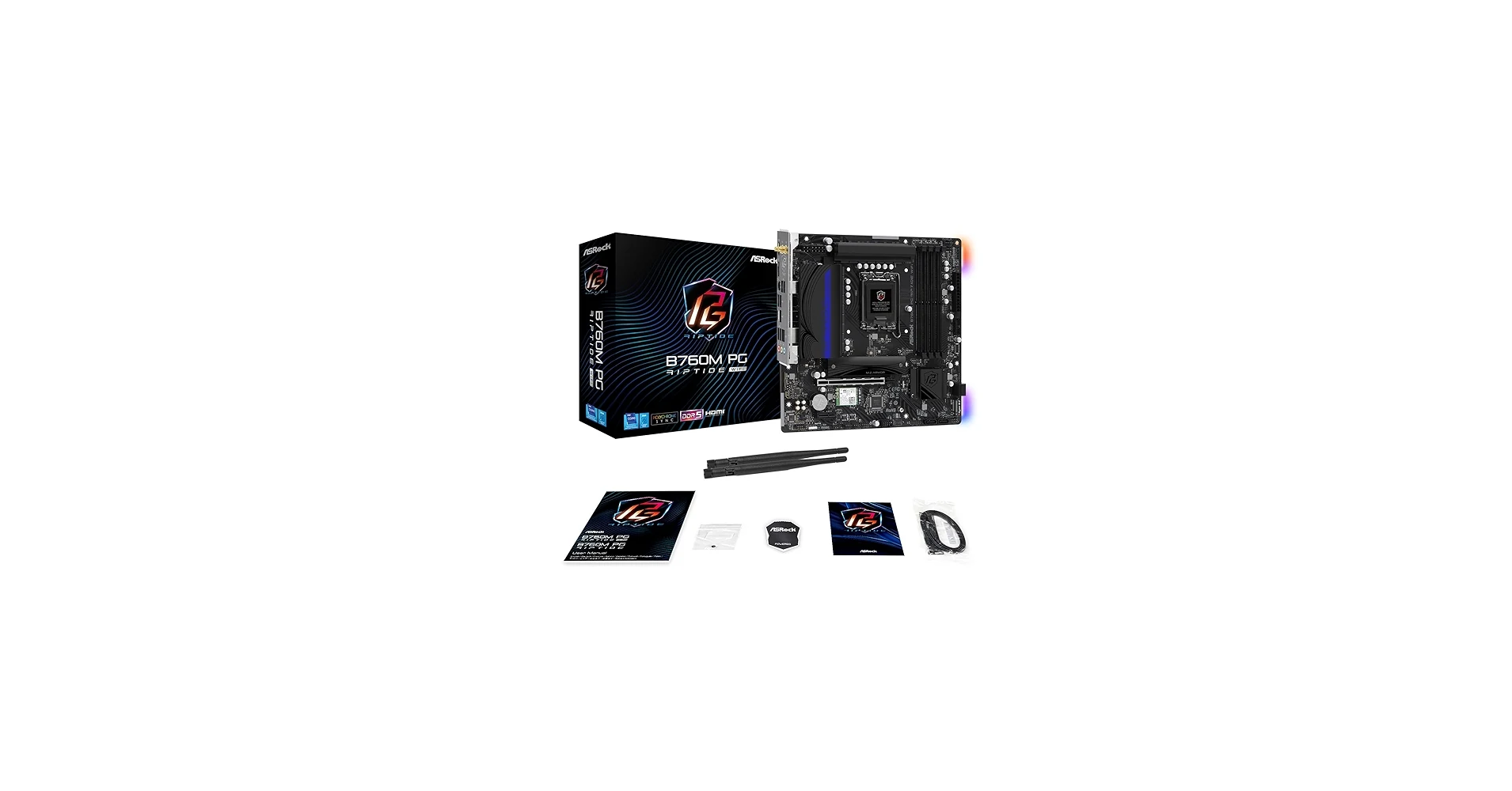 Mainboard ASRock B760M PG Riptide WiFi - 4 Khe RAM DDR5 - LGA 1700 - NEW