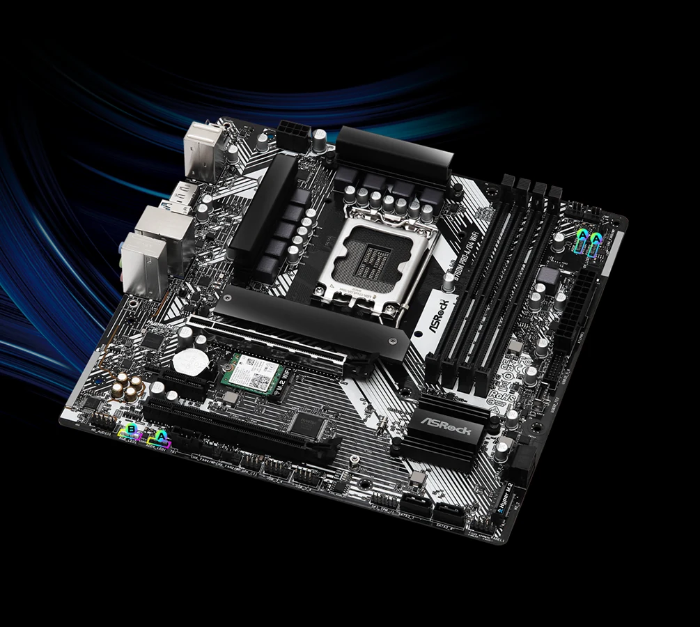 Mainboard ASRock B760M Pro-A/D4 - 4 Khe RAM DDR4 - LGA 1700 - NEW