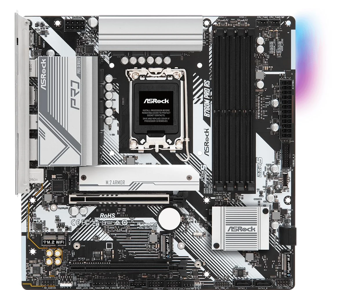Mainboard ASRock B760M-X Gen5 - 2 Khe RAM DDR5 - LGA 1700 - NEW