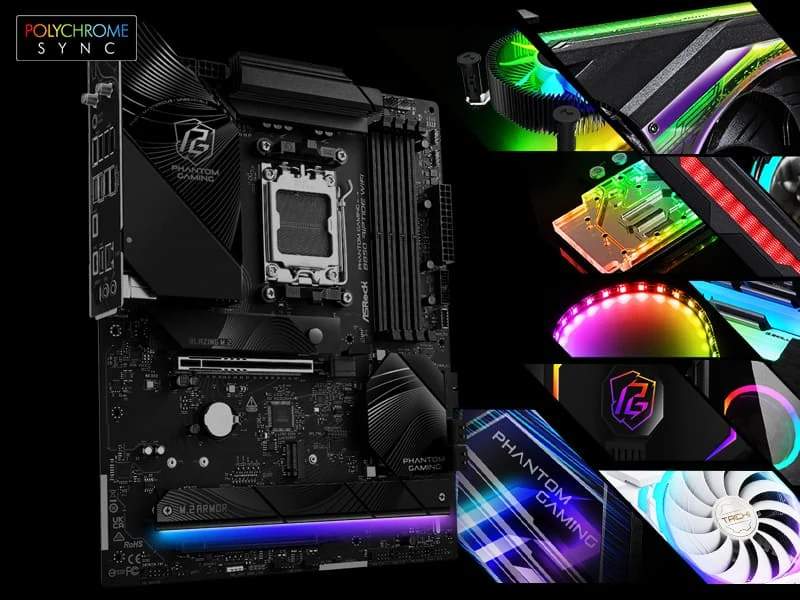 Mainboard ASRock B850 Riptide WiFi - 4 Khe RAM DDR5 - AM5 - NEW