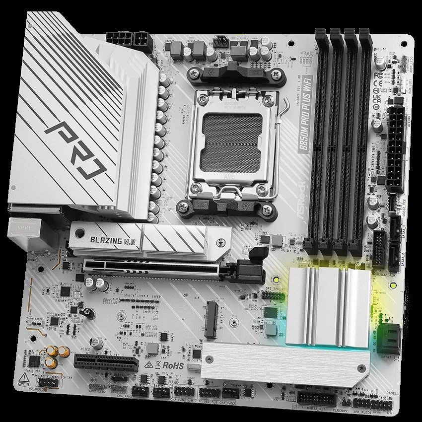 Mainboard ASRock B850M Pro Plus WiFi - 4 Khe RAM DDR5 - AM5 - NEW
