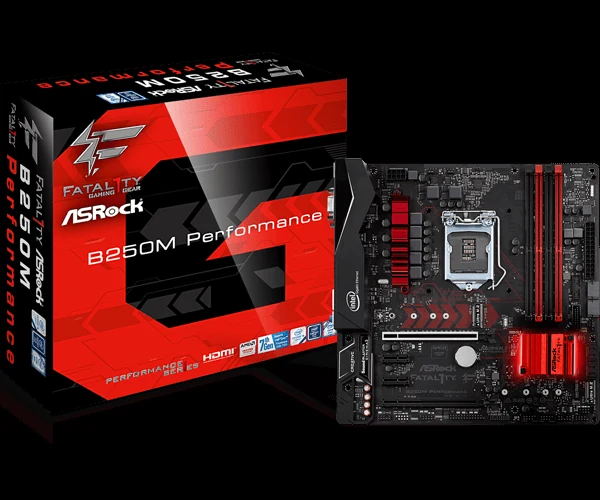 Mainboard ASRock Fatal1ty B250M Performance - LGA 1151 - NEW