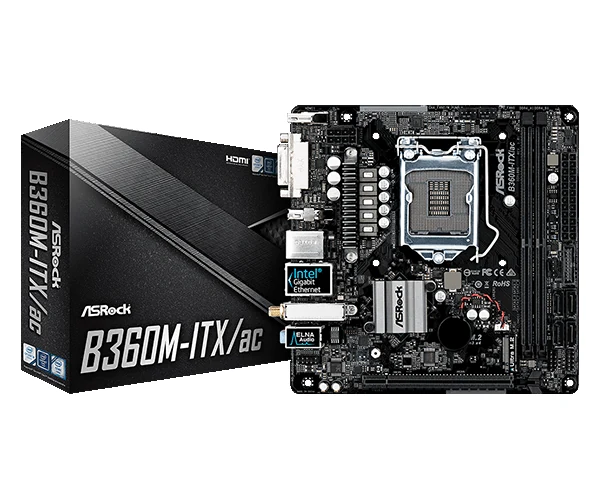 Mainboard ASRock Fatal1ty B360 Gaming-ITX/ac - LGA 1151 - NEW