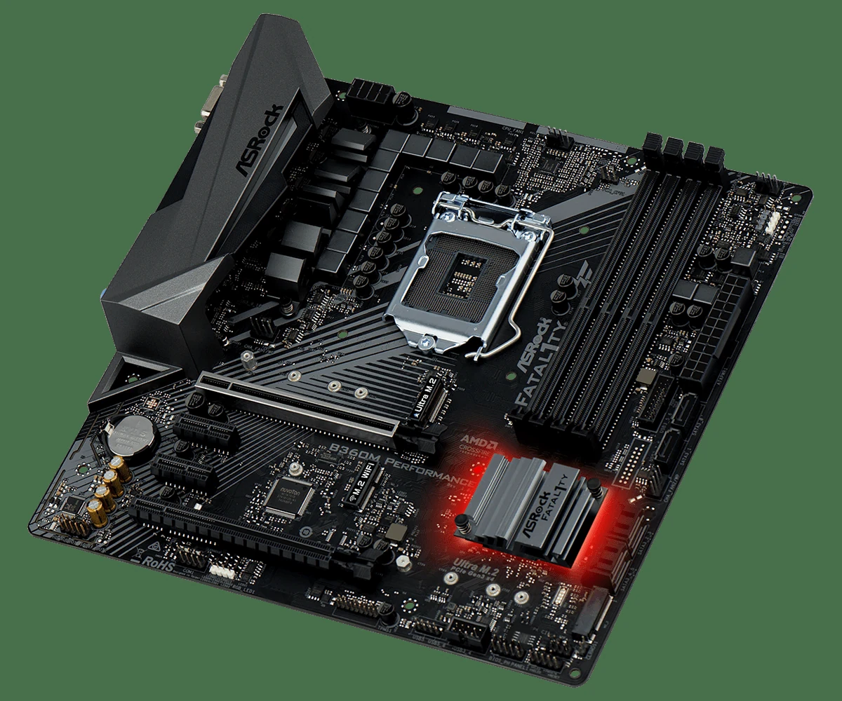 Mainboard ASRock Fatal1ty B360M Performance - LGA 1151 - NEW