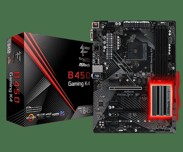 Mainboard ASRock Fatal1ty B450 Gaming K4 - AM4 - NEW