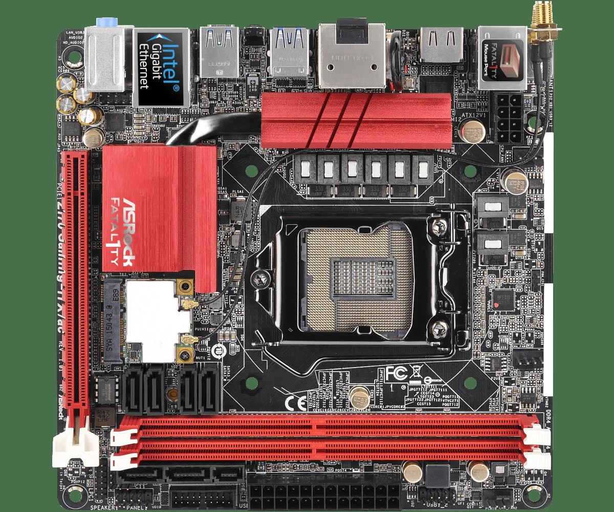 Mainboard ASRock Fatal1ty Z170 Gaming-ITX/ac - LGA 1151 - NEW