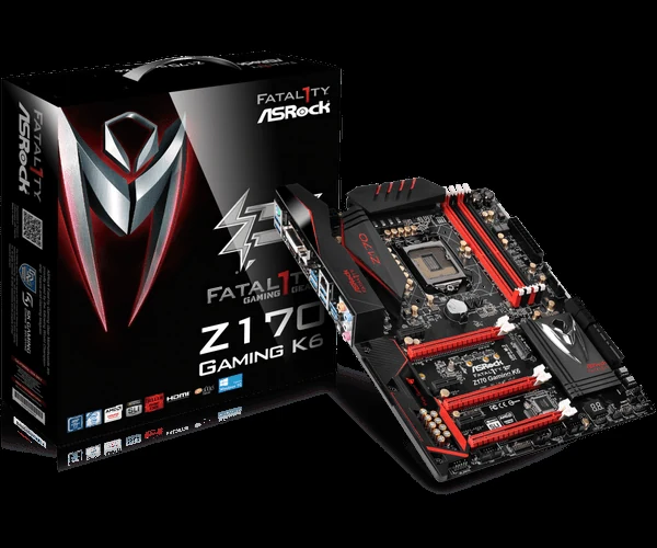 Mainboard ASRock Fatal1ty Z170 Gaming K6 - LGA 1151 - NEW