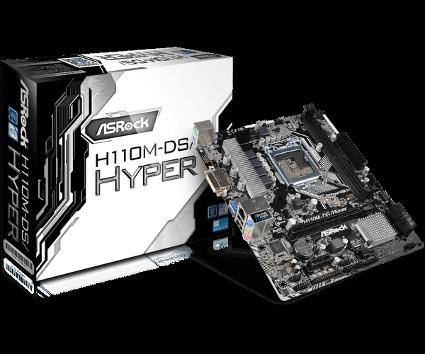 Mainboard ASRock H110M-HDS - LGA 1151 - NEW