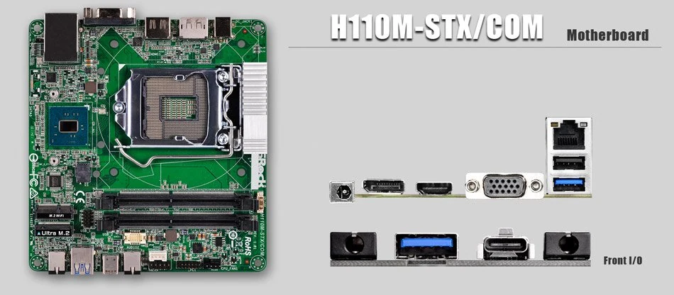 Mainboard ASRock H110M-STX - LGA 1151 - NEW