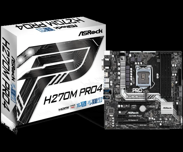 Mainboard ASRock H270 Pro4 - LGA 1151 - NEW