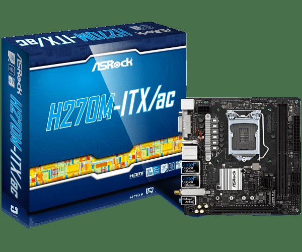 Mainboard ASRock H270M-ITX/ac - LGA 1151 - NEW