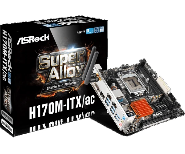 Mainboard ASRock H270M-ITX/ac - LGA 1151 - NEW