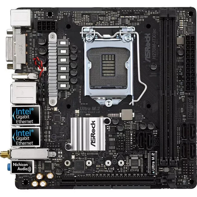 Mainboard ASRock H270M-ITX/ac - LGA 1151 - NEW