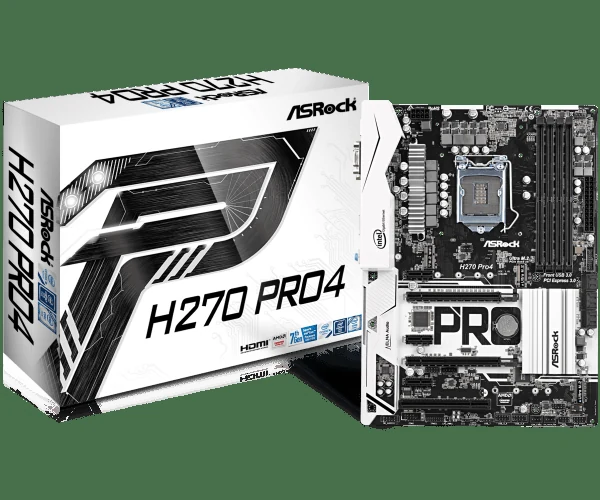 Mainboard ASRock H270M Pro4 - LGA 1151 - NEW