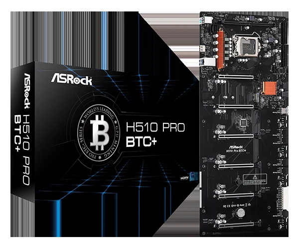 Mainboard ASRock H310 Pro BTC+ - LGA 1151 - NEW