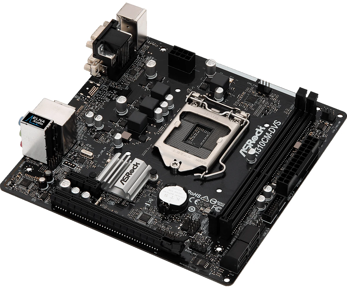 Mainboard ASRock H310CM-DVS - LGA 1151 - NEW