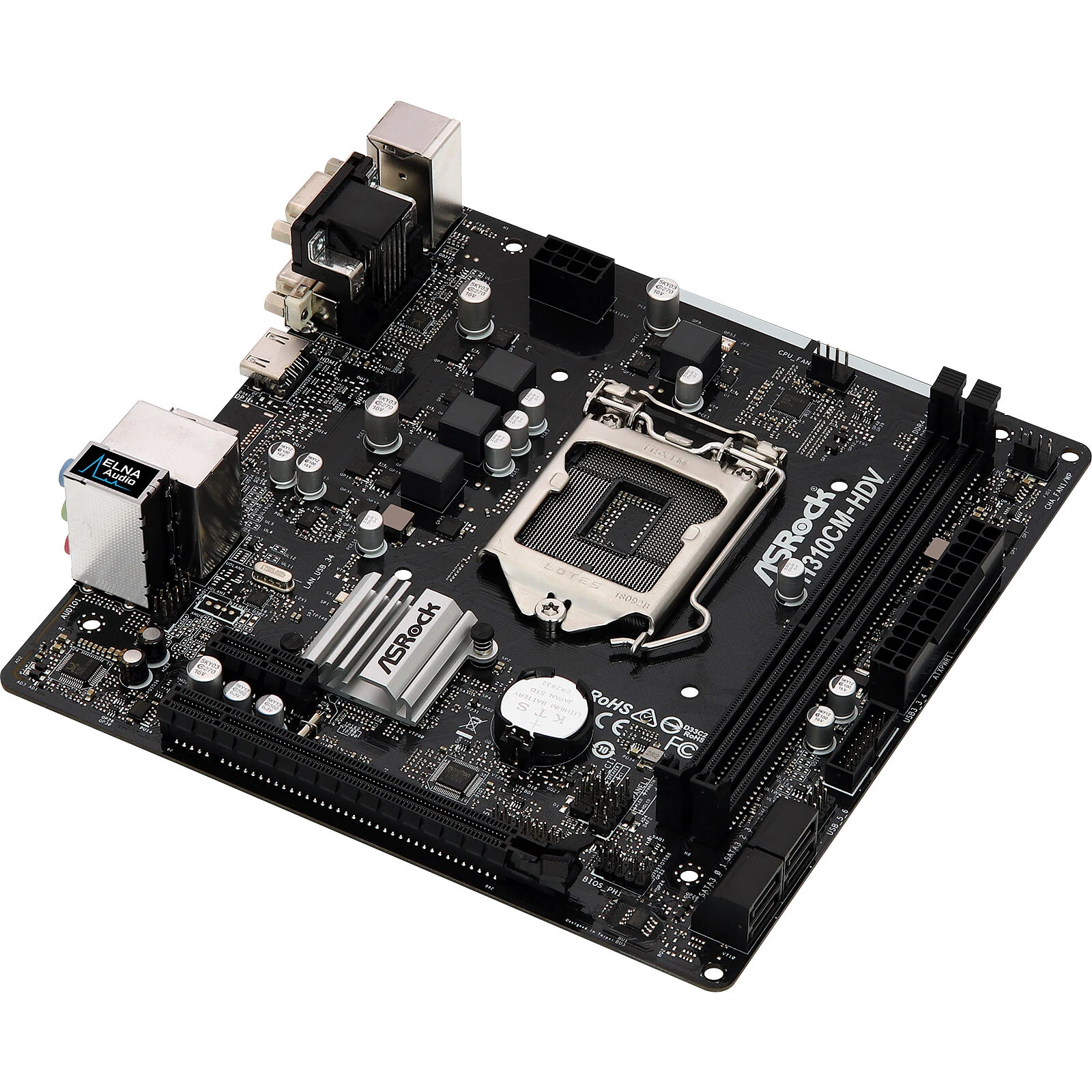 Mainboard ASRock H310CM-HDV - LGA 1151 - NEW