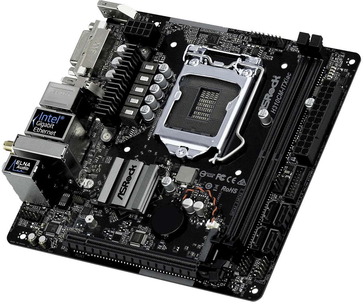 Mainboard ASRock H310CM-ITX/ac - LGA 1151 - NEW