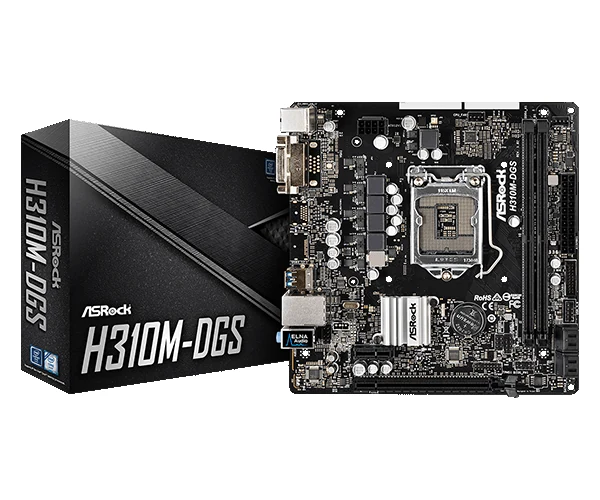 Mainboard ASRock H310M-DGS - LGA 1151 - NEW