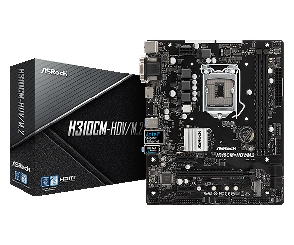 Mainboard ASRock H310M-HDV - LGA 1151 - NEW