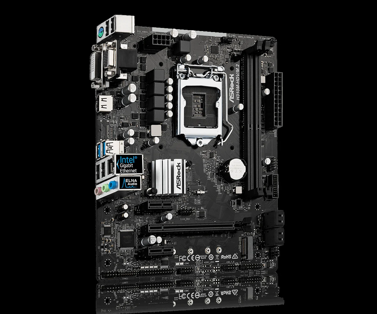 Mainboard ASRock H310M-HDV/M.2 - LGA 1151 - NEW